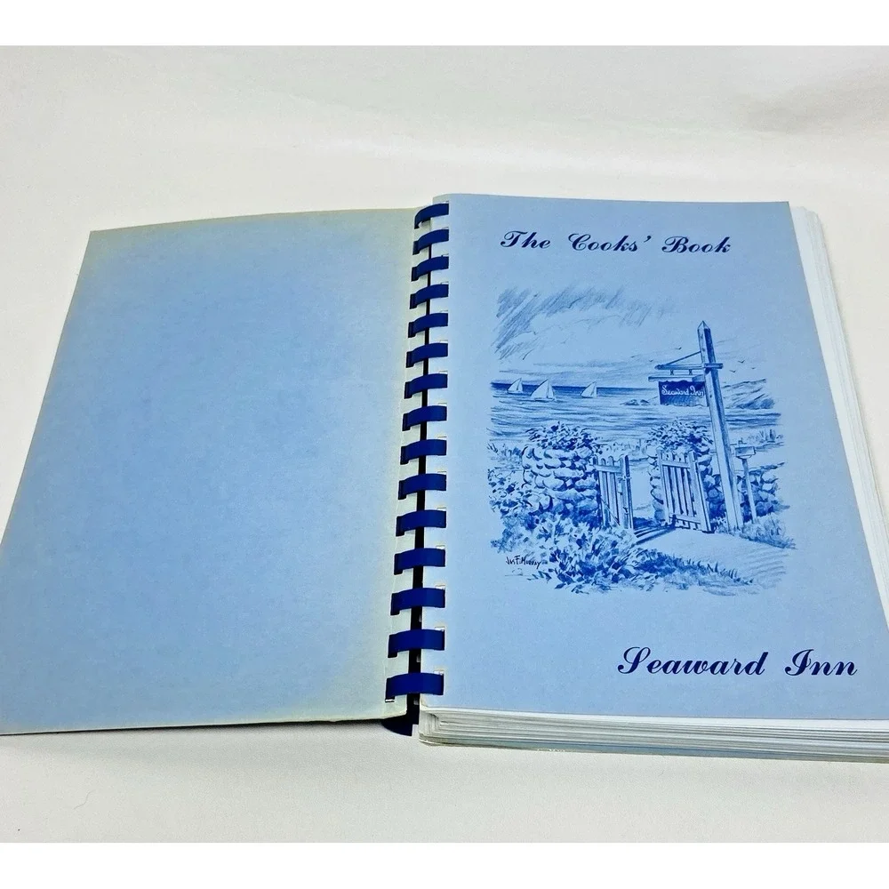 Vintage 1977 Cookbook Pierre Tells All Spiralbound Seaward Inn Recipes Cook Book